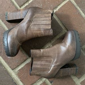 leather ankle boots